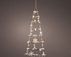 ohgreen Micro led kerstboom hout steady batterij