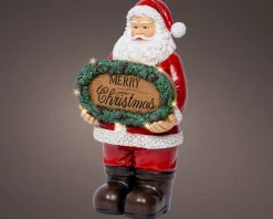 ohgreen Micro led kerstman polyresin steady batterij