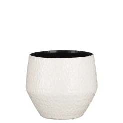 ohgreen Morris pot rond wit - h21xd24cm