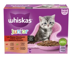 ohgreen Natvoer voor katten |whiskas pouch classic in saus junior.85g 12p