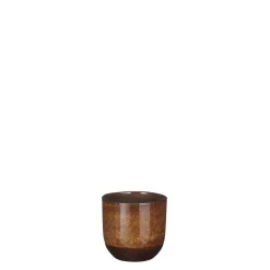 ohgreen Nora pot rond oker glaze - h11xd12cm