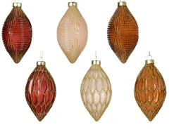 ohgreen Olijf glas transparant met strepen goud