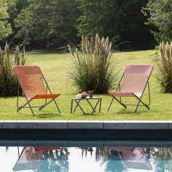 ohgreen Opvouwbaar ligbed met meerdere standen orange clementine