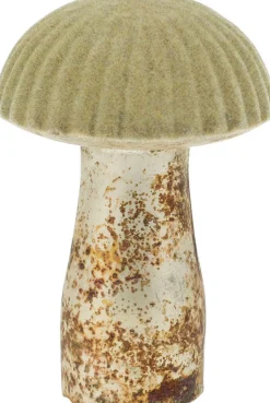 ohgreen Paddenstoel in glas beige 9cm