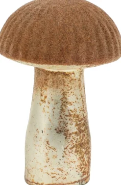 ohgreen Paddenstoel in glas roest 9cm