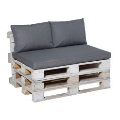 ohgreen Palletkussen outdoor 120x80cm oxford grey