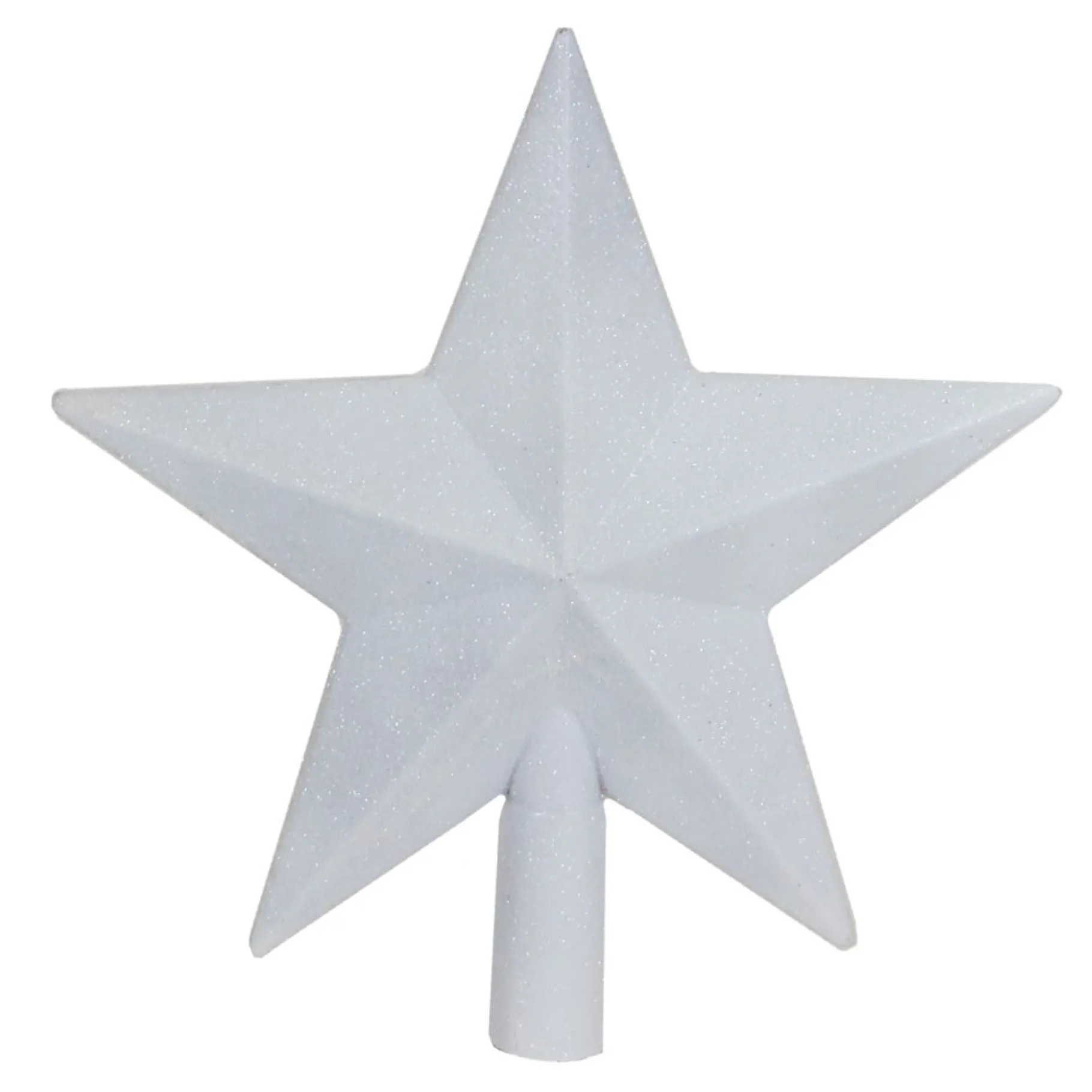 ohgreen Piek ster glitter wit