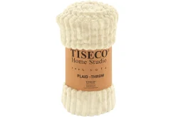 ohgreen Plaid ribble microflanel - 130x160cm, ivoor