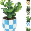 ohgreen Plant in keramische pot 18cm - 4ass