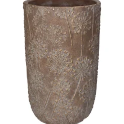 ohgreen Planter paardebloem beton goud 18x18x30cm