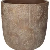 ohgreen Planter paardebloem beton goud 25x25x25cm
