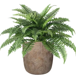 ohgreen Planter paardebloem beton goud 25x25x25cm