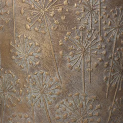 ohgreen Planter paardebloem beton goud 25x25x25cm