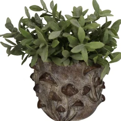 ohgreen Planter paddestoel beton bruin 18.5x18.5x14.5cm