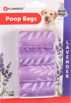 ohgreen Poepzakjes lavender - 4x15st
