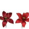 ohgreen Poinsettia fluweel polyester op steel