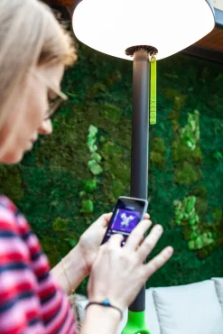 ohgreen Poppy solar lamp grijs led 8w