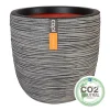 ohgreen Pot bol rib 43x41 antraciet