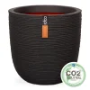 ohgreen Pot bol rib 35x34 zwart