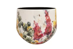 ohgreen Pot floral white d33 h28