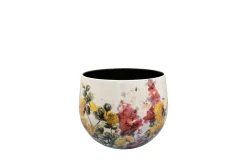 ohgreen Pot floral white d15 h13