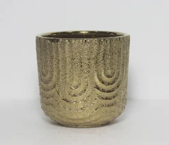 ohgreen Pot plating gold 17x16cm