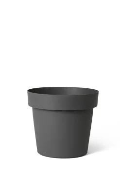 ohgreen Pot rond happy 16 cm antraciet