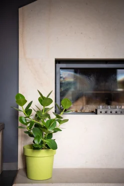 ohgreen Pot rond happy 16 cm lime