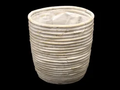 ohgreen Pot round balloon stripe ww d20h19cm