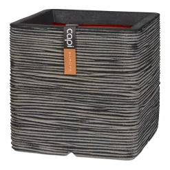 ohgreen Pot vierkant rib 40x40x40 antr