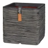 ohgreen Pot vierkant rib 30x30x30 antr