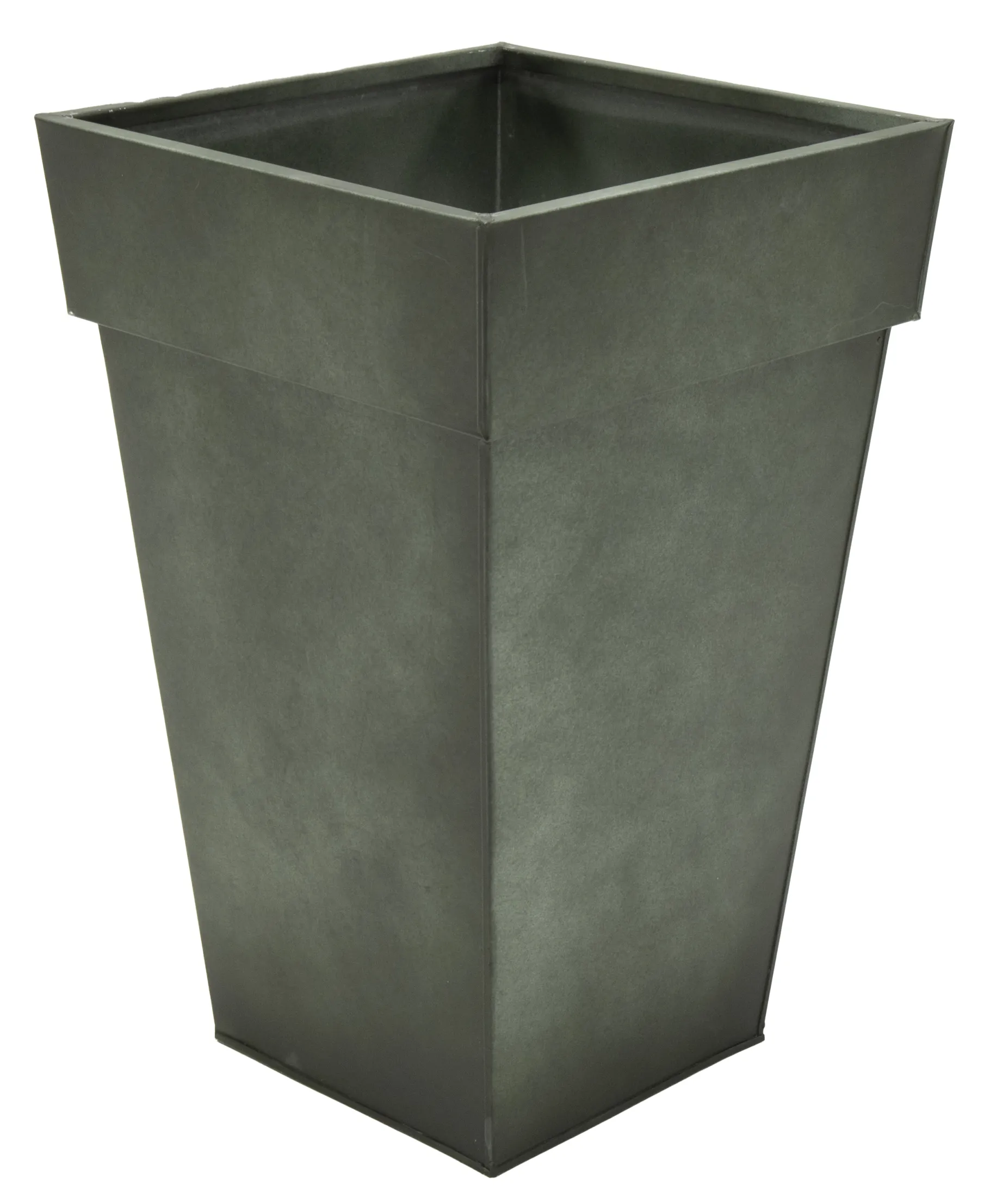 ohgreen Pot zink vintage groen hoog w34h70