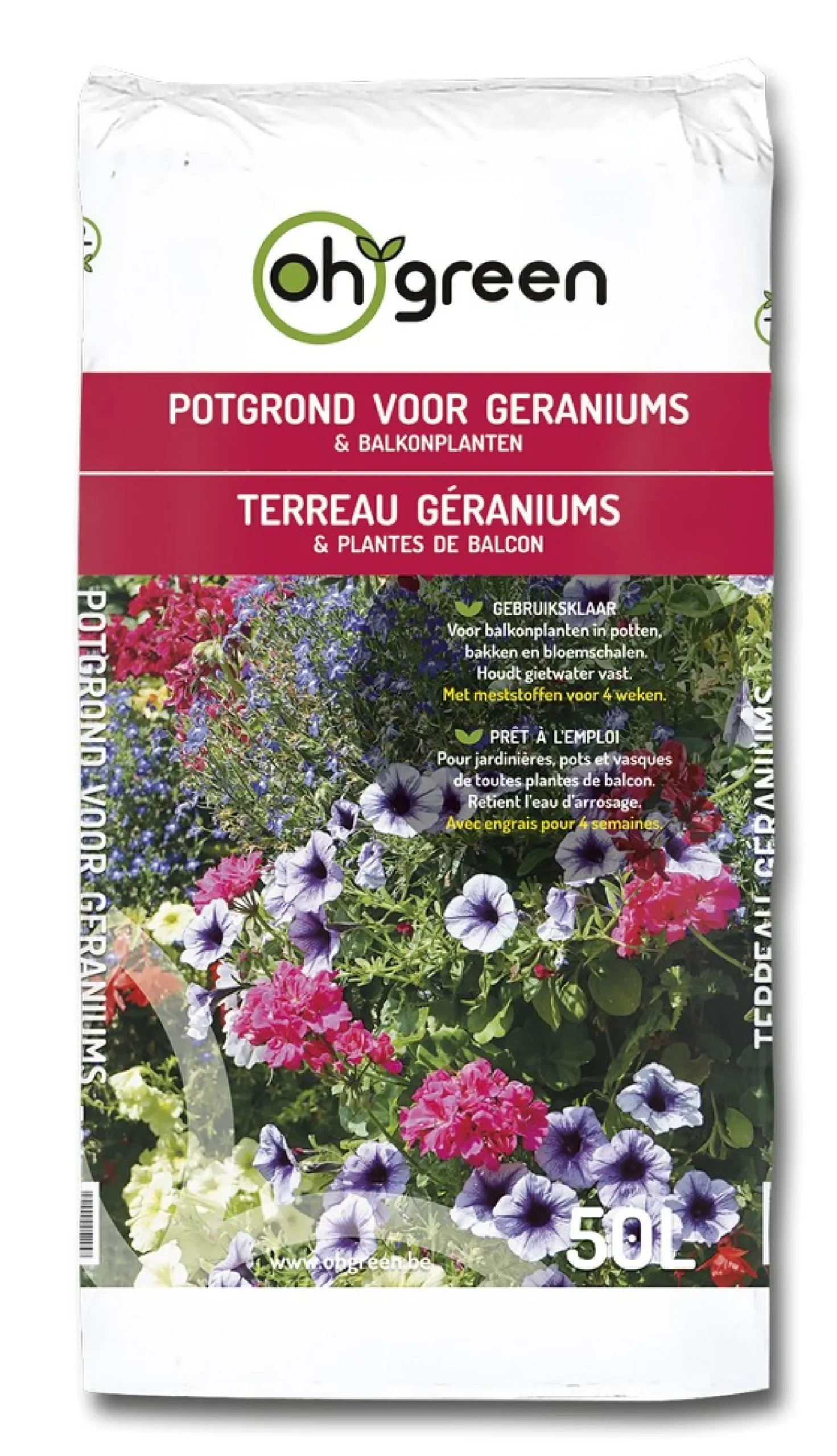 ohgreen Potgrond voor geraniums 50 liter