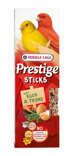 ohgreen Prestige sticks kanaries met ei & tijm - 2 stuks 60g