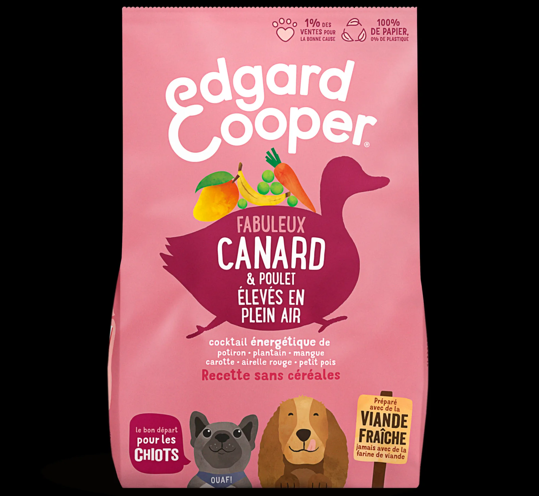 ohgreen Pup brokjes kip & eend 700g