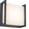 ohgreen Qubo wandlamp donkergrijs led 9.5w