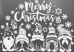 ohgreen Raamsticker kabouters 40x28,5