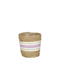 ohgreen Rachel mand rond lila - h16xd16cm