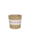 ohgreen Rachel mand rond lila - h18xd18cm