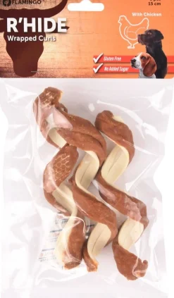 ohgreen R'hide chicken wrapped curl 15cm 3st 110gr