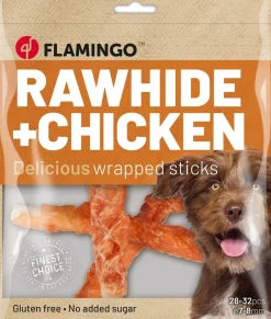 ohgreen R'hide staaf met kip 7/8mm 12cm 28-32st 350g