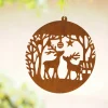 ohgreen Ronde schijf met hertjes om op te hangen