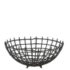 ohgreen Schaal metaal zwart medium (38x38x17cm)