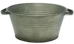 ohgreen Schaal zink vintage groen d23h11