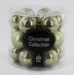 ohgreen Set van 18 kerstballen
