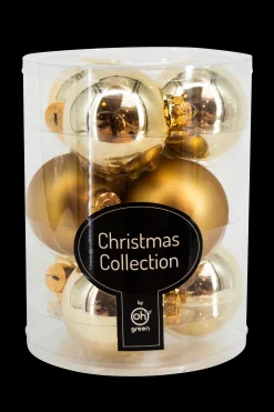 ohgreen Set van 9 kerstballen