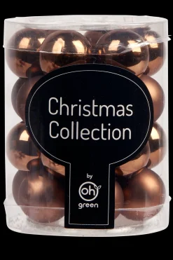 ohgreen Set van 24 kerstballen