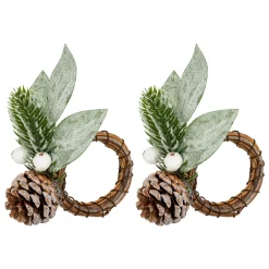 ohgreen Set van 2 servetringen