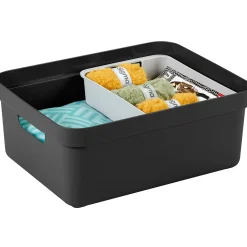 ohgreen Sigma home opbergbox 24l zwart
