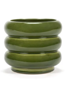 ohgreen Sixties Sierpot l 14,5x14,5x12,5 groen